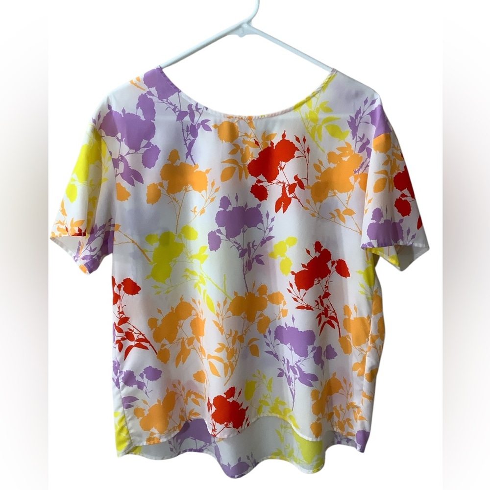 Peter Som x RTR Multi-Color Floral Blouse Lighweight